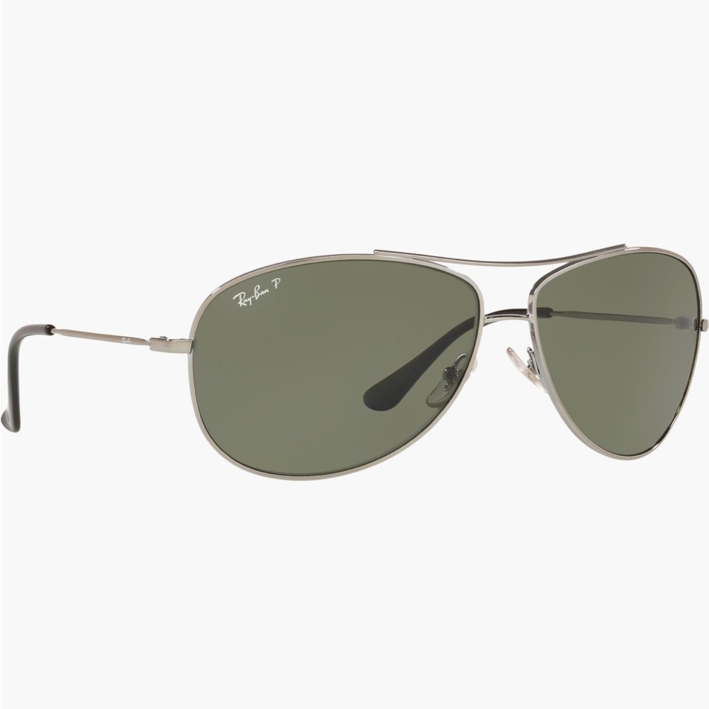 Ray-Ban 63mm Polarized Aviator Sunglasses